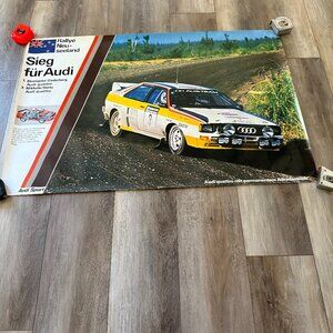 1984 Audi Rally New Zealand Poster